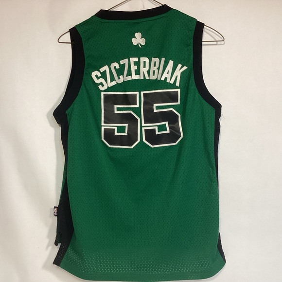 Boston Celtics Szczerbiak Jersey boys size XL length +2 Adidas - Picture 4 of 10